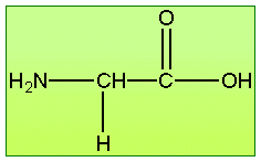 Estructura química de la glicina